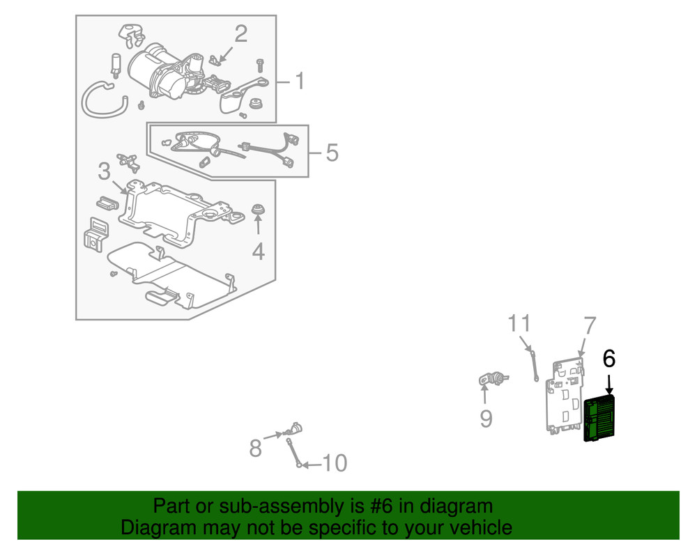 Genuine GM Control Module 25956246