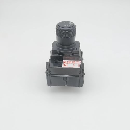 External Rearview Mirror Switch Assembly 84872-12120 Knob Black, Back Letter