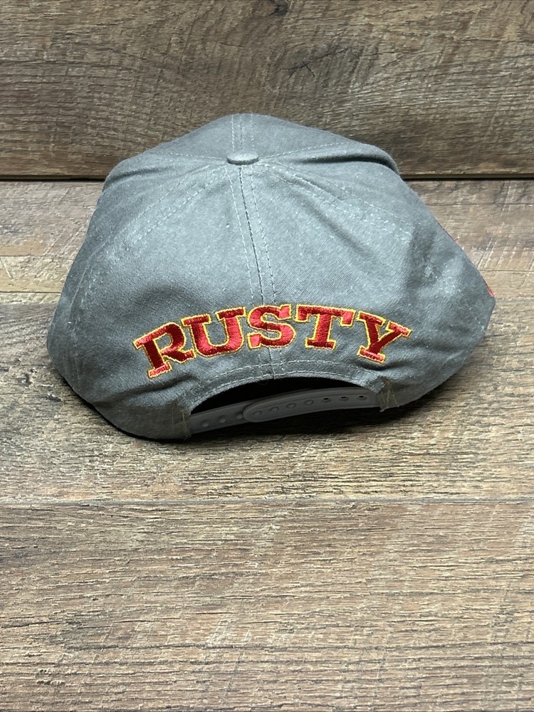 Vintage RUSTY WALLACE #2 MILLER Suede Hat- Embroidered