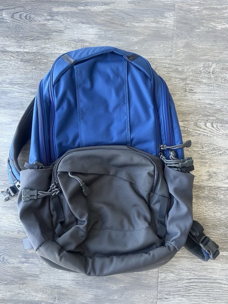 Vertex Ready Pack CCW Tactical Backpack MOLLE Panel Blue and Gray Used Once