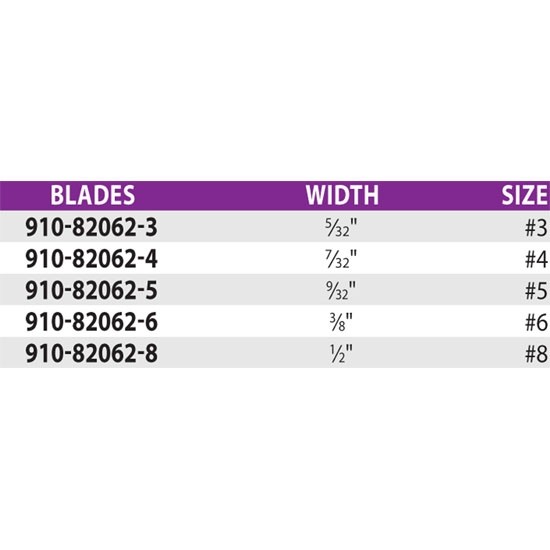 Speedway Tire Grooving Iron Blades