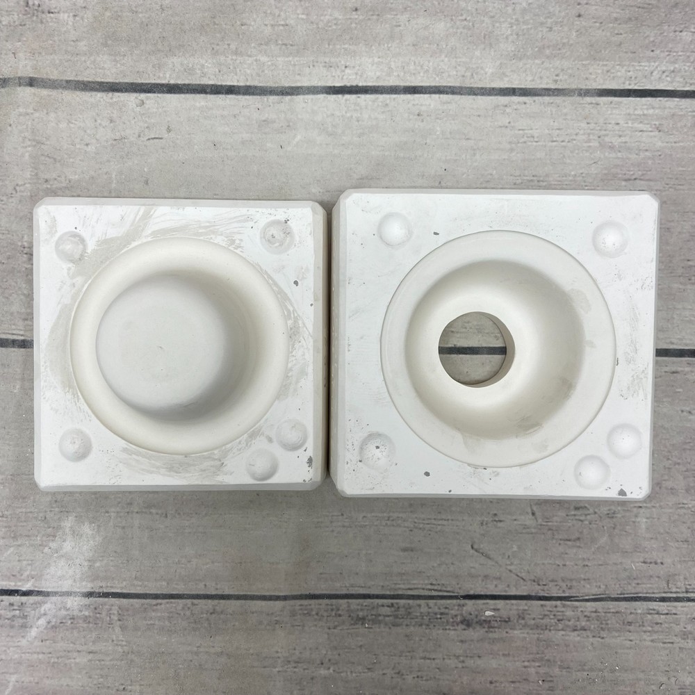 Vintage 1995 Boothe Mold Ceramic Casting Mold Plain Dip Insert #1068