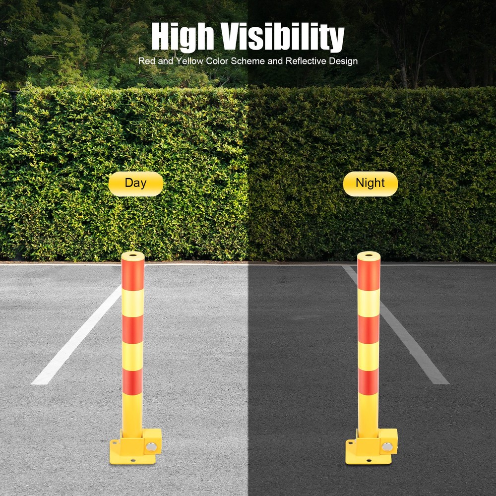 Automatic Locking Parking Post Safety Bollard Iron Pipe Traffic Security Barrier