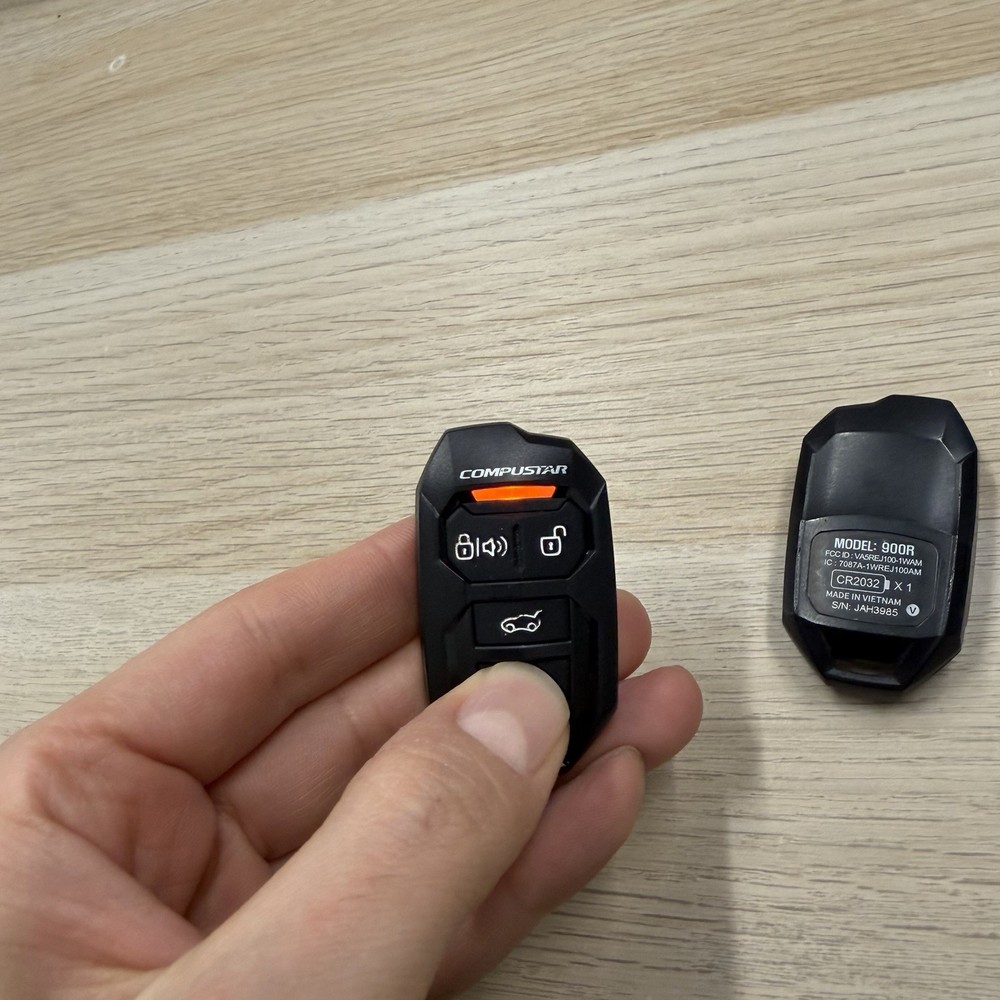 2x Compustar 900R Remote Start Keyless System Transmitter 1 Way