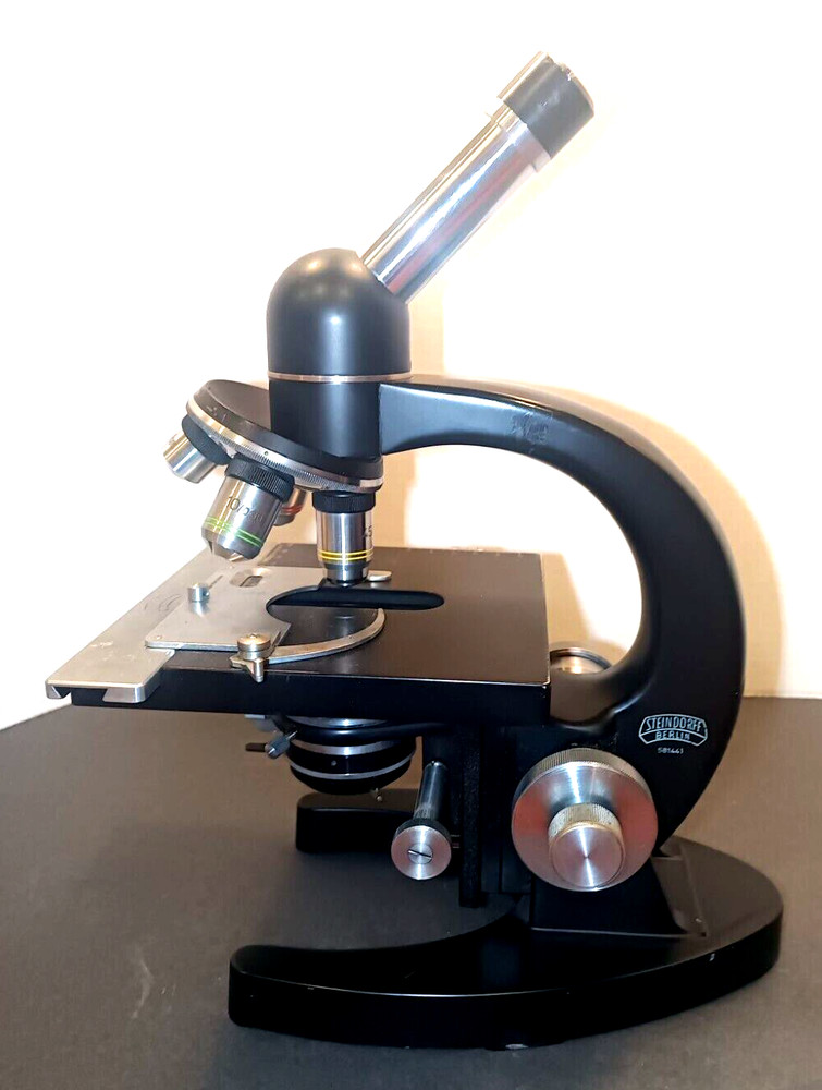 Steindorff Berlin Monocular Microscope Excellent Condition w Case