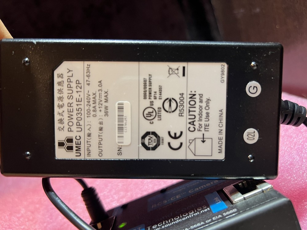 SOUND CONTROL TECHNOLOGIES RC5-CE CAMERA END with RC5-HE HEAD END