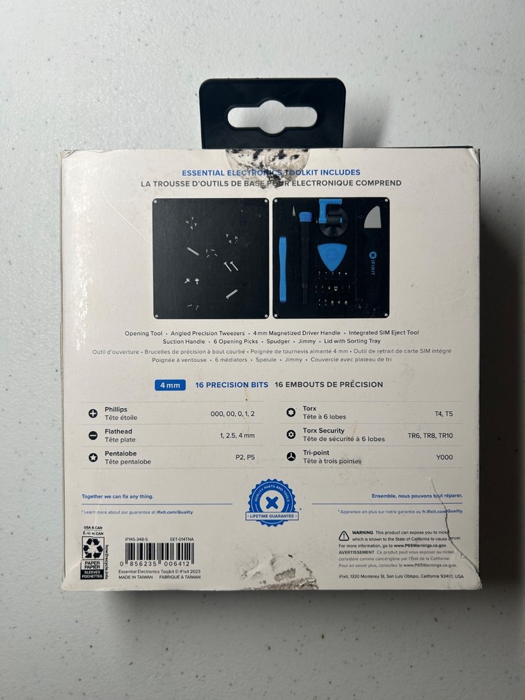 iFixit Essential Electronics Repair Toolkit (16-Bit Set)