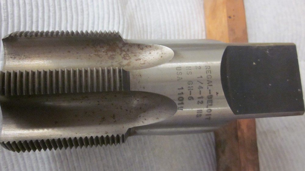 2 1/4-12 Thread Cutting Tap Regal Beloit