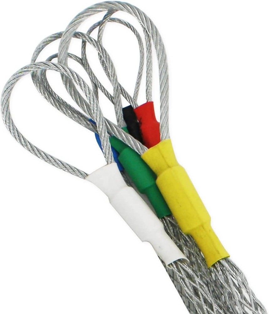 Cable Pulling Grip Sock Kit Galvanizing Steel Antislip Pipe Cable Wire Pulling G