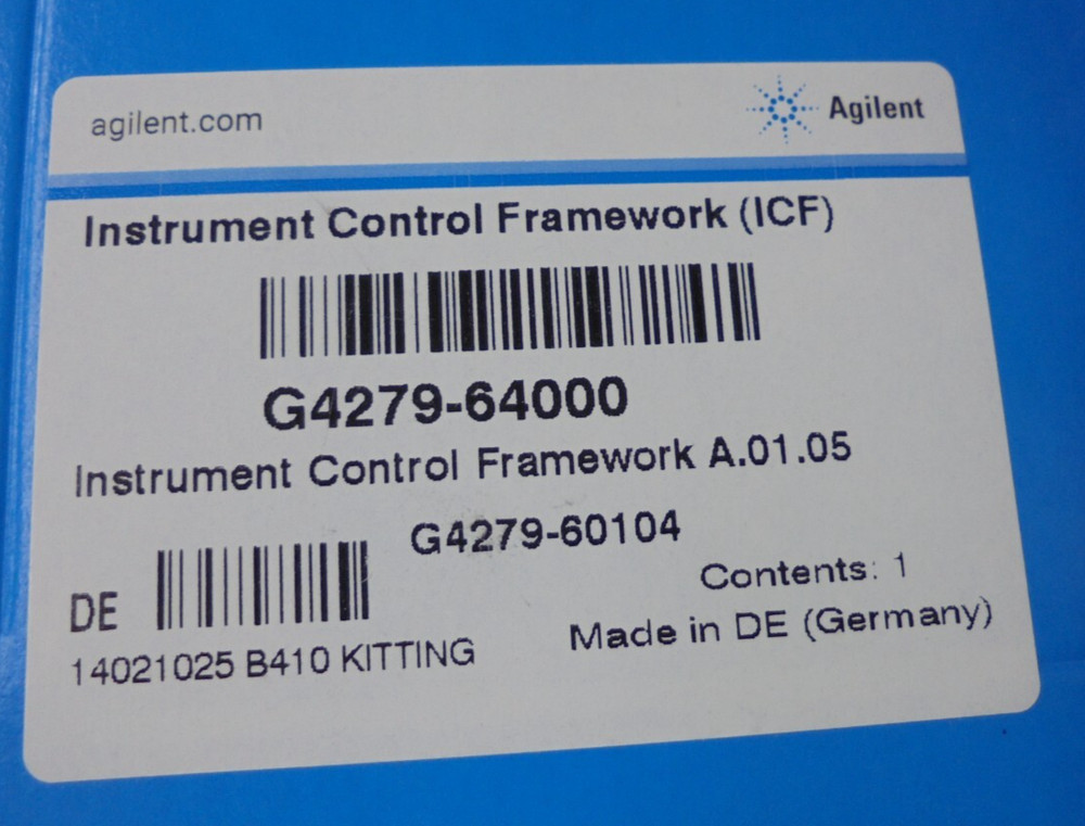 Agilent G4279-64000 Instrument Control Framework (ICF)