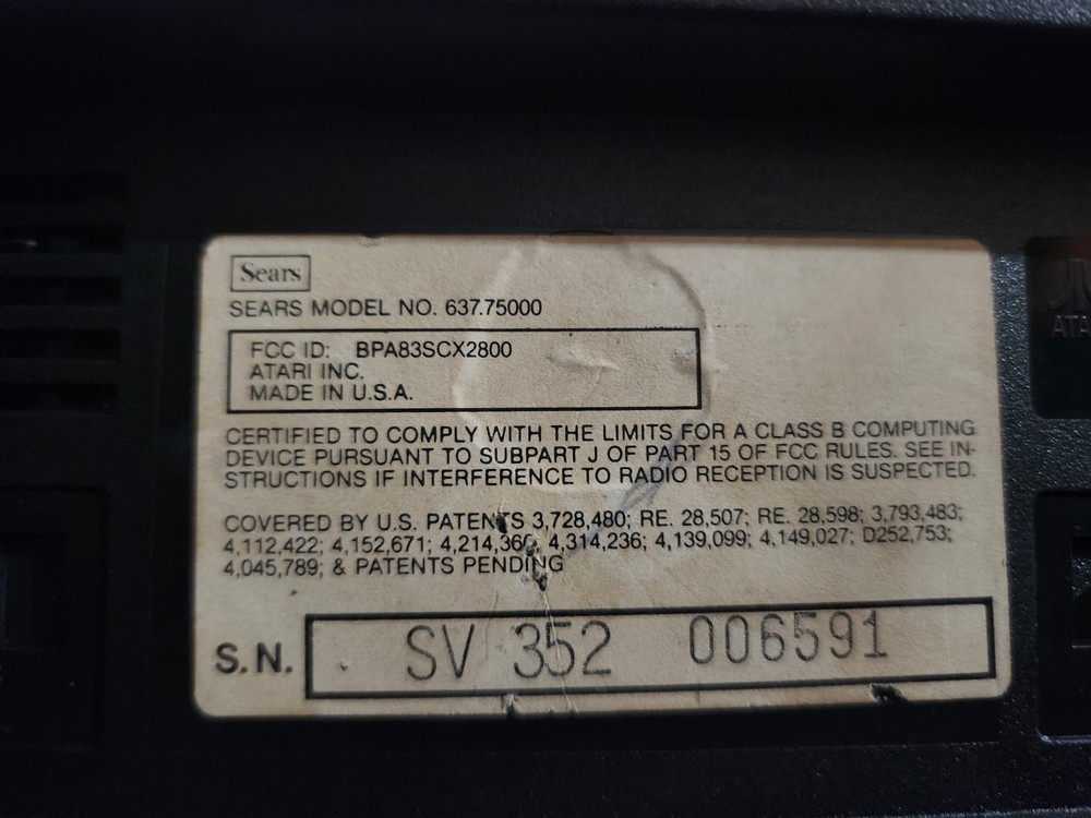 Sears Video Arcade 2