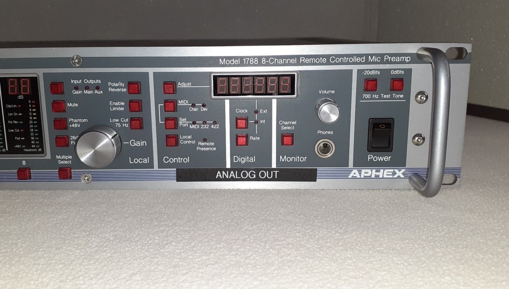 Aphex Model 1788 8-Channel Remote Controlled Microphone Preamplifier