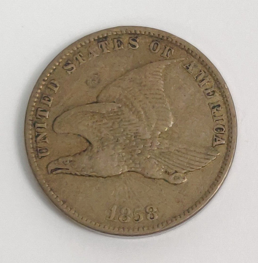 1858 FLYING EAGLE CENT SMALL LETTERS