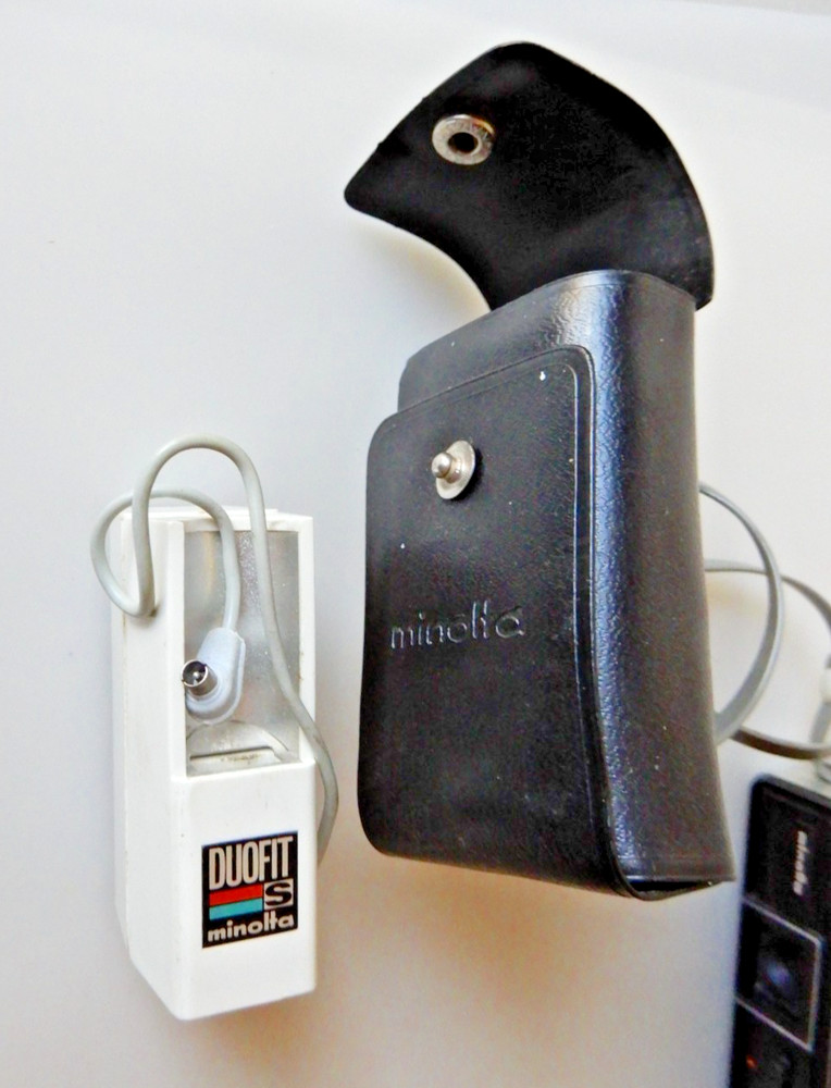 Minolta 16 Model P Camera and Minolta Duefit S Flash unit