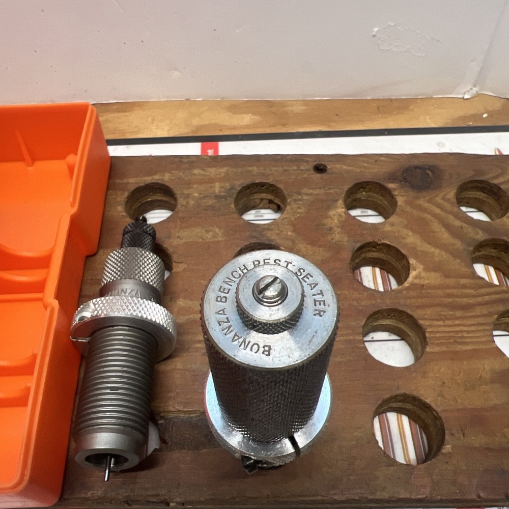BONANZA 7 MM -308 BENCH REST TWO RELOADING DIE SET LYMAN BOX