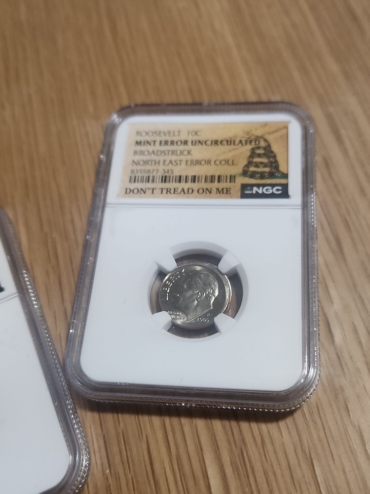 2005-P Roosevelt Dime with Mint Error Uncirculated