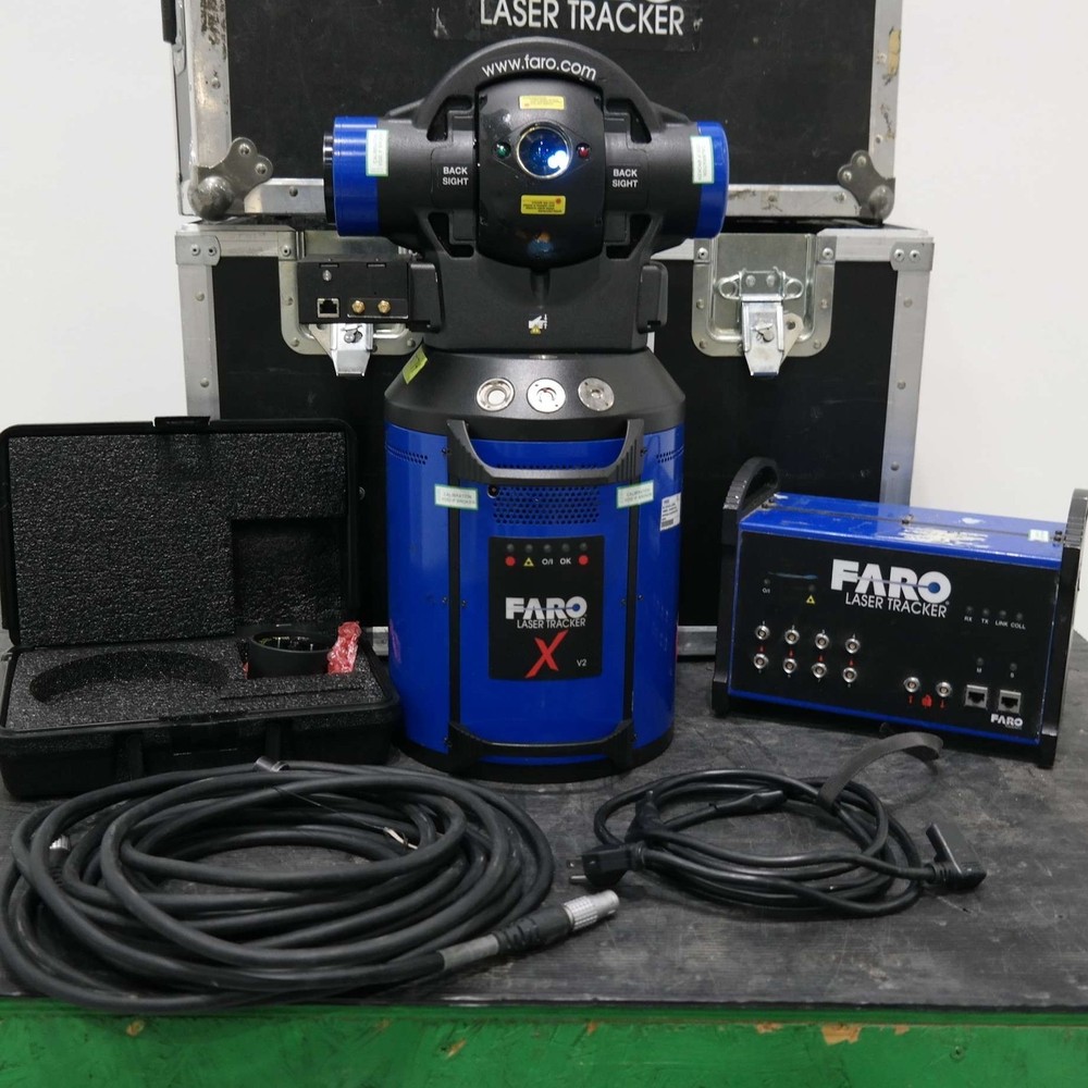 FARO Laser Tracker X V2 with Master Control Unit In Case with Accessories