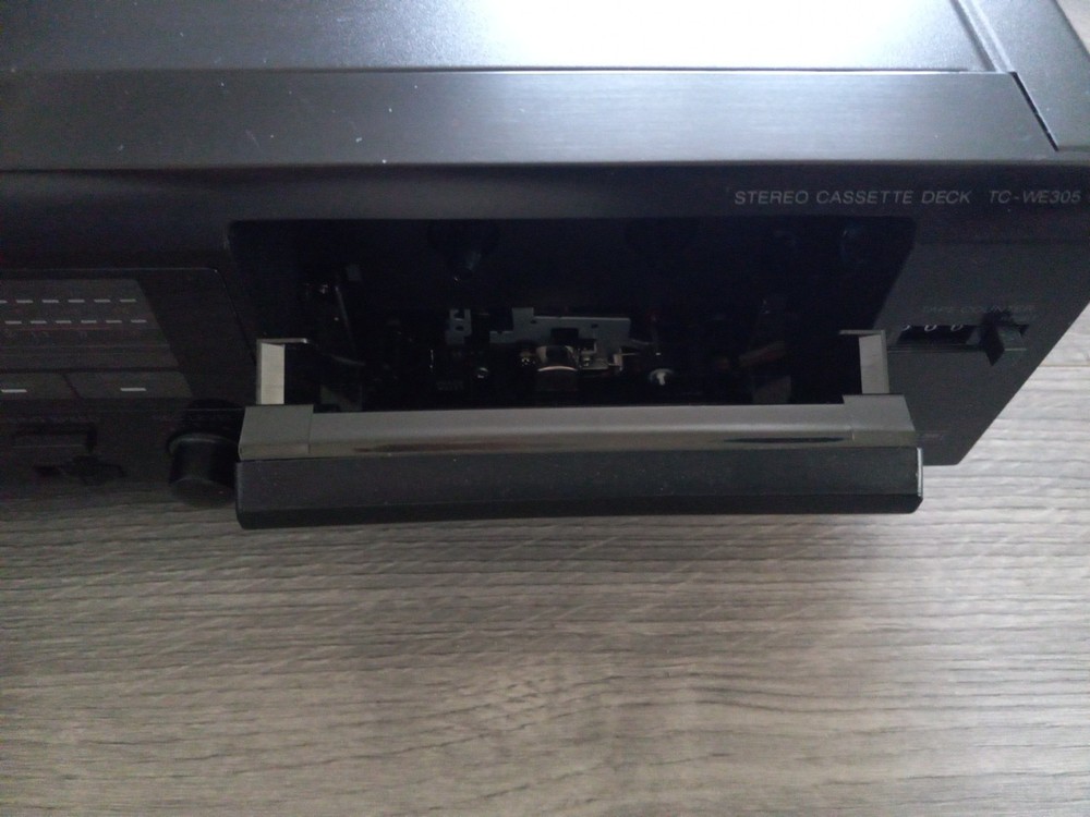 Sony TC-WE305 Cassette Deck Dual Tested Works "Please Read Description" Used.