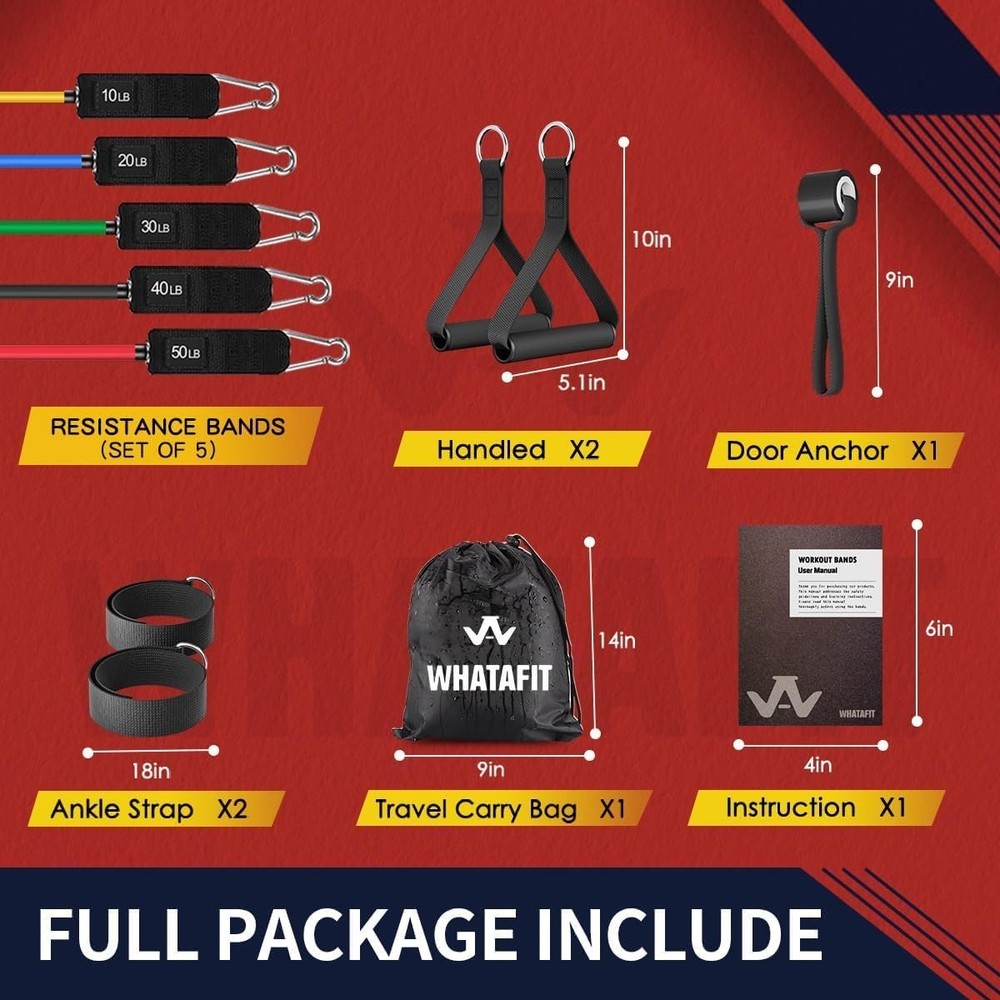 Adjustable Resistance Bands Set