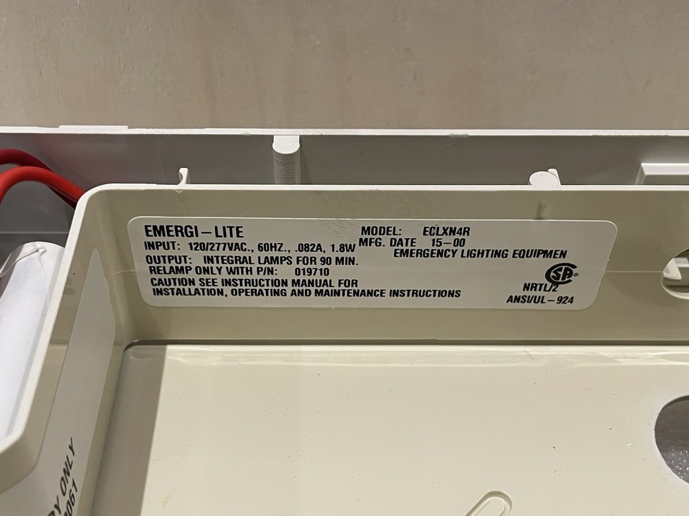 Emergi Lite ECLXN4R LED Exit Sign