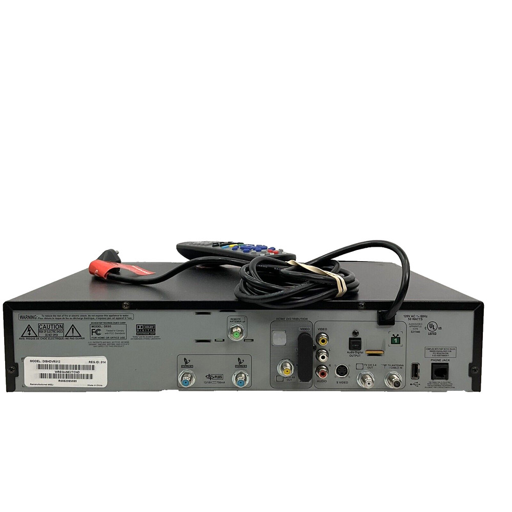 Dish Network DVR 512 Receiver with Remote Control