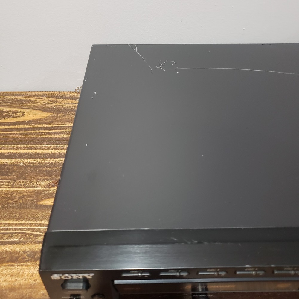 Sony 5 Disc Cd Changer Recorder Combo RCD-W500C Black Tested