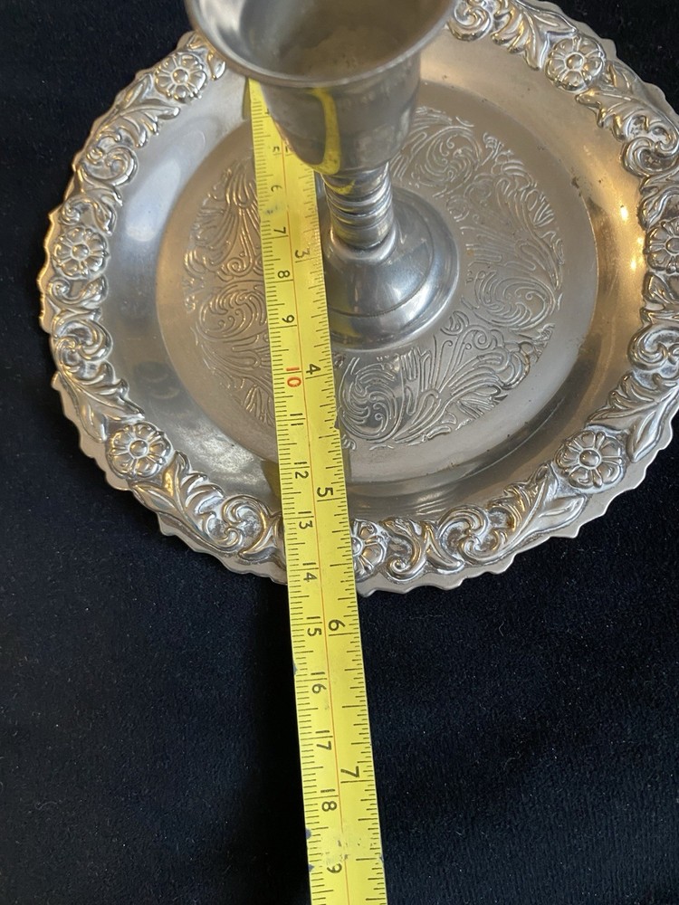 Vintage Silver Plated Candle Holder