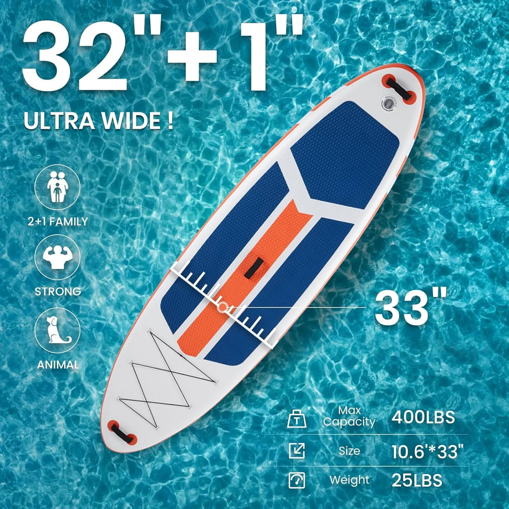 Inflatable Paddle Board Equipped with SUP Paddle Board Accessories