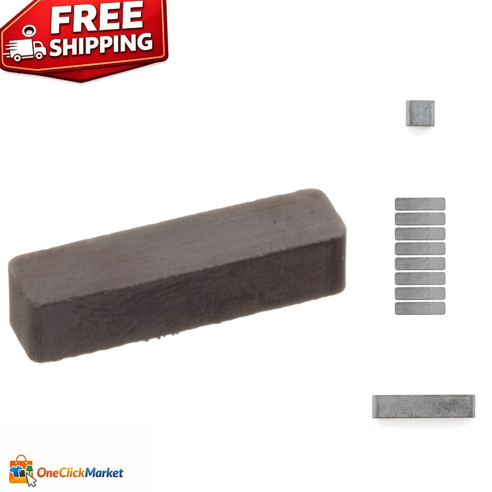 8 Count Ceramic Block Magnets – Rectangular Heavy Duty Magnets for Home & Office