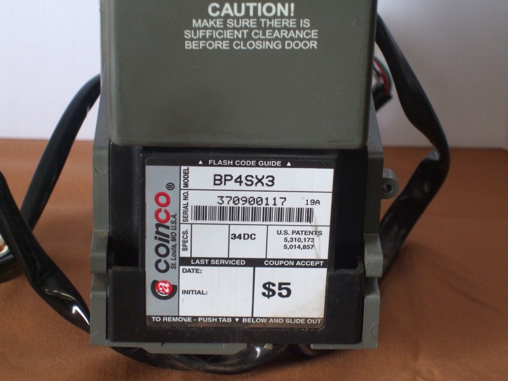 BillPro BP4SX3 34volt bill acceptor. accepts 1s & 5s