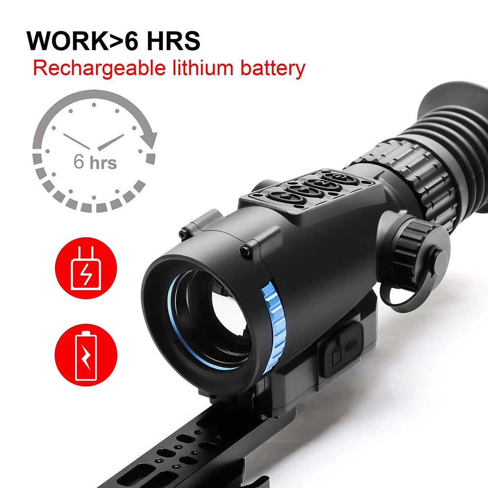 GRL325 Thermal Night Vision Rifle Scope 25mm Multi-Function One-Shot Zeroing
