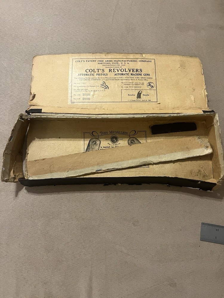 POOR CONDITION Colt Pre War Box