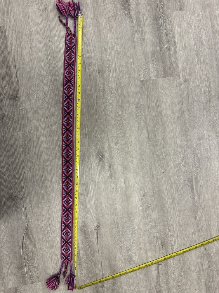Authentic Peruvian Andean Hat Belt