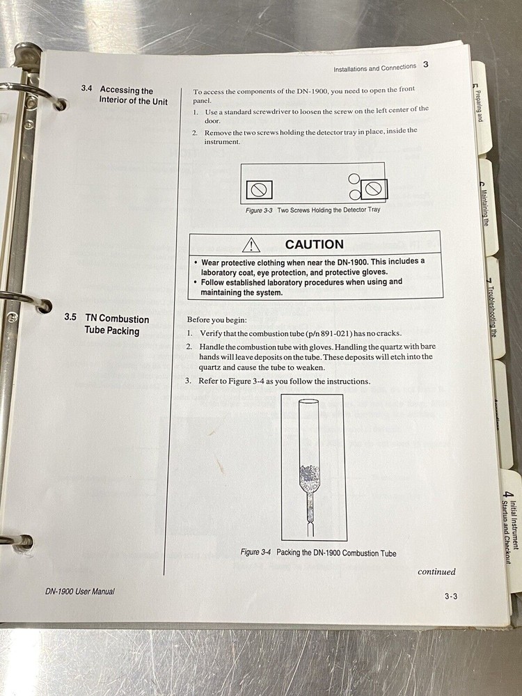 Tekmar-Dohrmann DN-1900 - Users Guide / Instruction Book / Manual