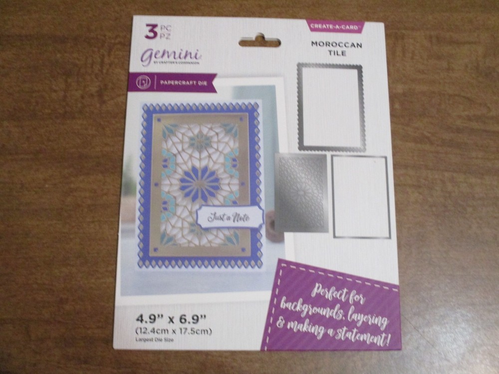 GEMINI PAPERCRAFT DIE MOROCCAN TILE