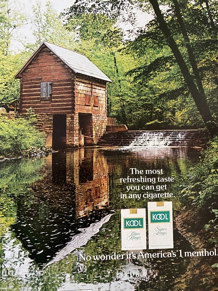 Kool Cigarettes, Full Page Vintage Print Ad