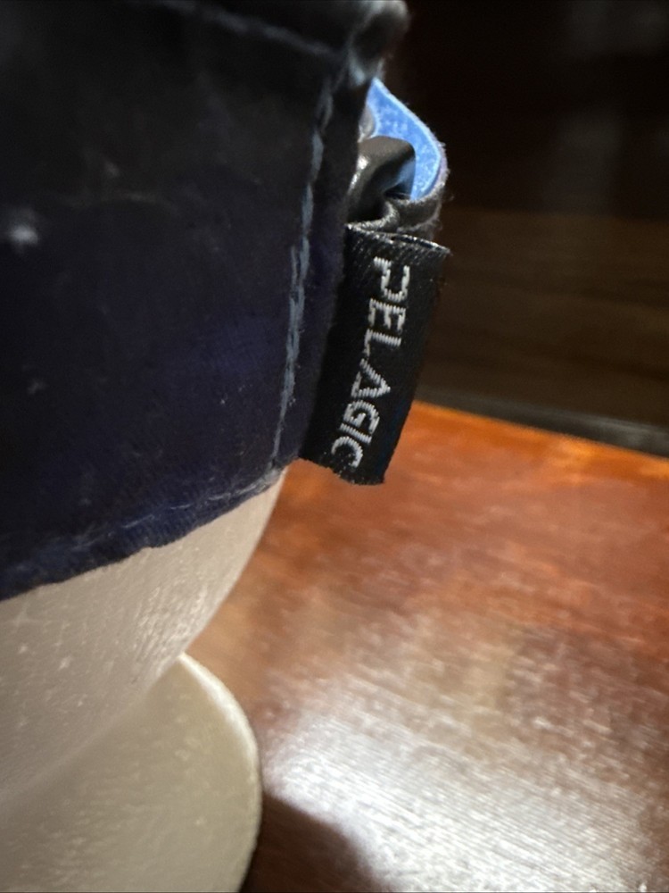 Pelagic Performance Visor Dorado Navy Adjustable Visor Hat Premium Hat