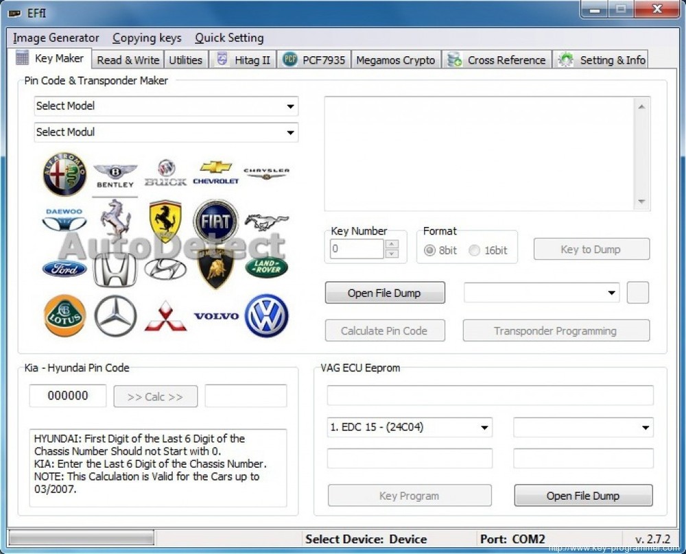 173 modulos key maker