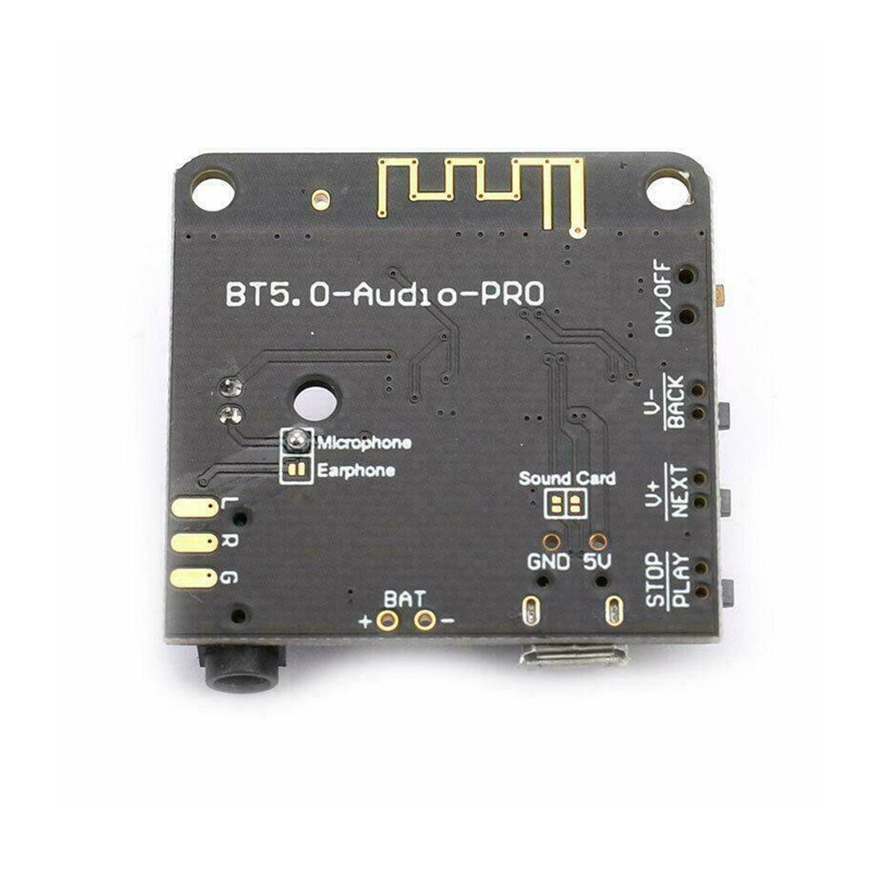 3PCS Bluetooth 5.0 MP3 Decoder Board Audio Receiver MP3 Lossless Player Wireless