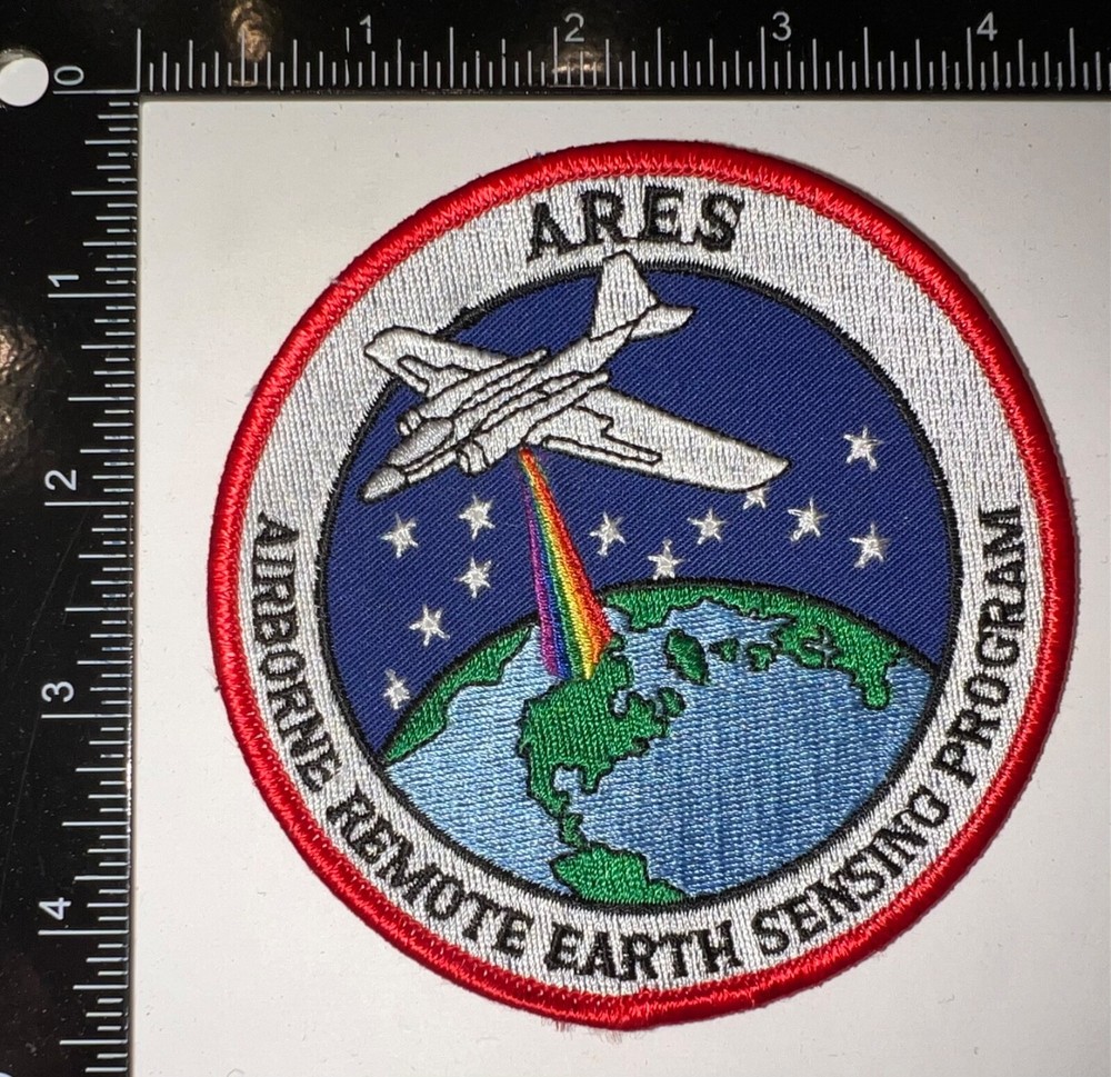 Cold War NASA ARES Airborne Remote Earth Sensing Program Patch