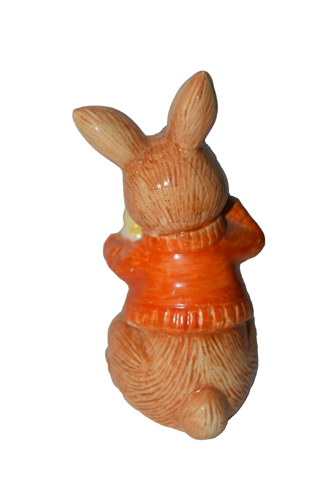 Vintage Frankel Easter Rabbit with Chicks figurine