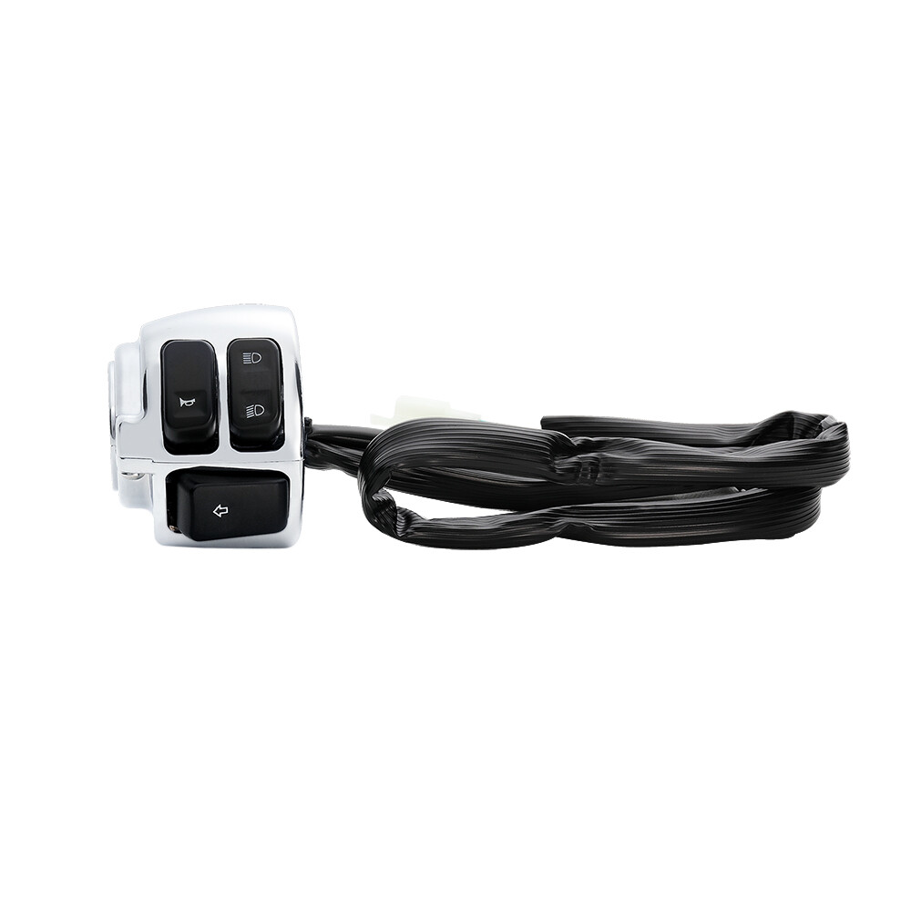 1" Handlebar Control Switch For Harley Davidson Road King Glide Softail Dyna