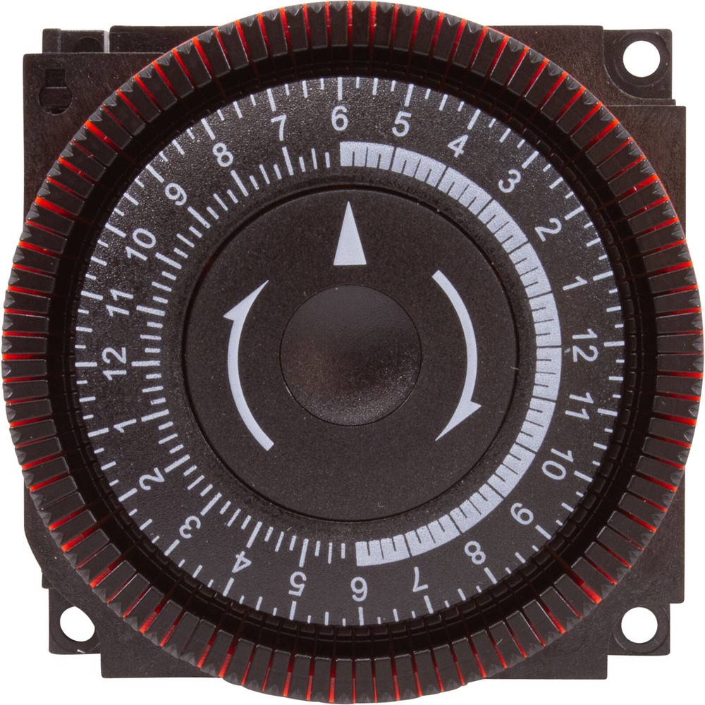 Timer, Diehl, SPST, Panel Mount, 230v, 20A, 24hr