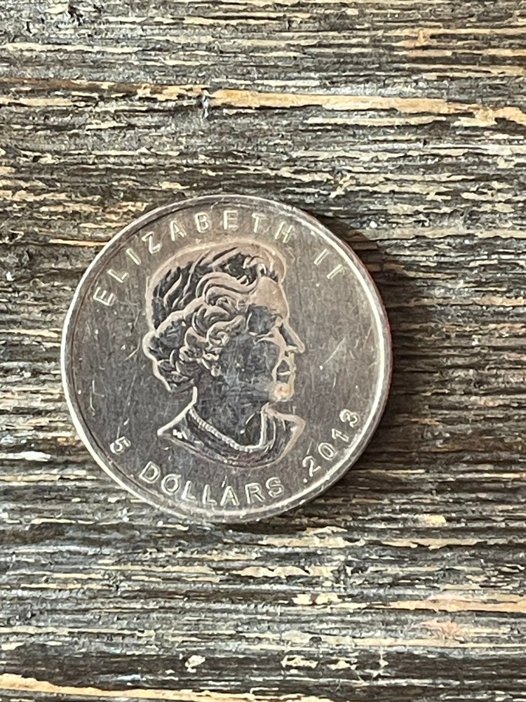 2013 Canada 5 Dollar Silver 1oz Coin