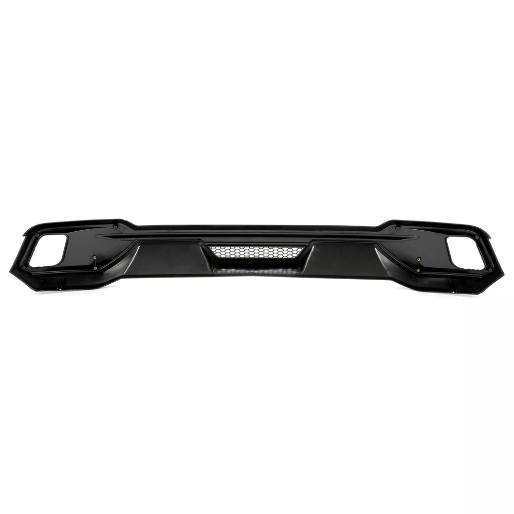 Rear Bumper Lip Diffuser for Toyota Highlander 2017-2019 ABS Silver Black