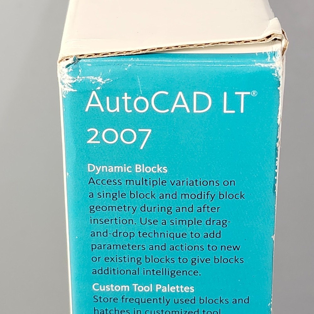 AutoCAD LT 2007 Autodesk Drafting Software in Box Serial Activation Key Untested