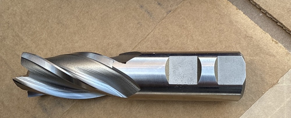 FMT 4 HSS END MILL SINGLE END REGULAR LENGTH, 1” DIAMETER, 4.5”LENGTH