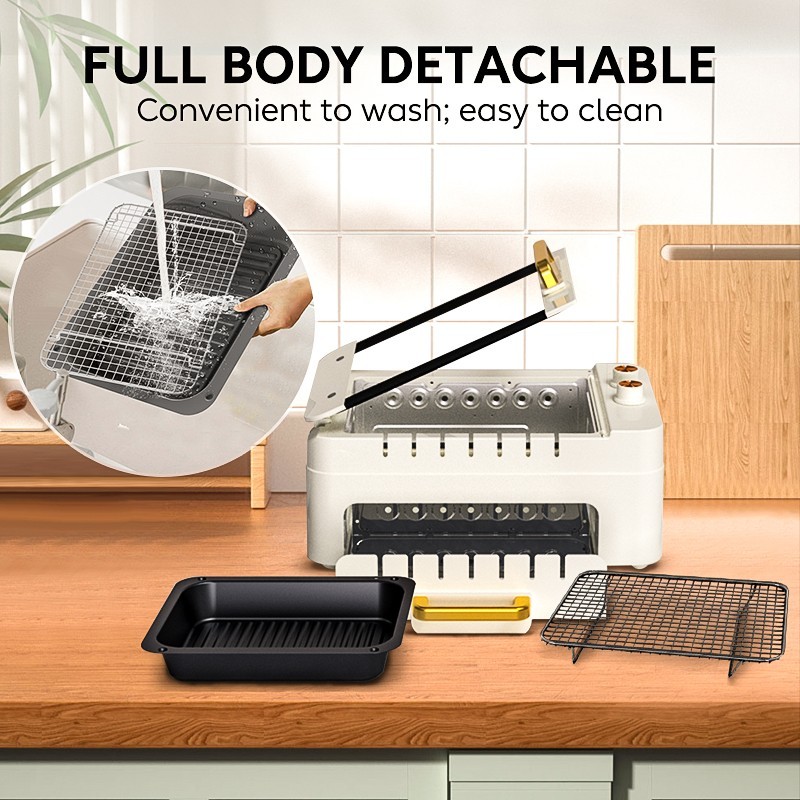 [Second-hand] 3-in-1 Smokeless BBQ Grill