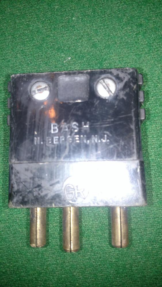 3 pin Stage Plug - Male - 15A
