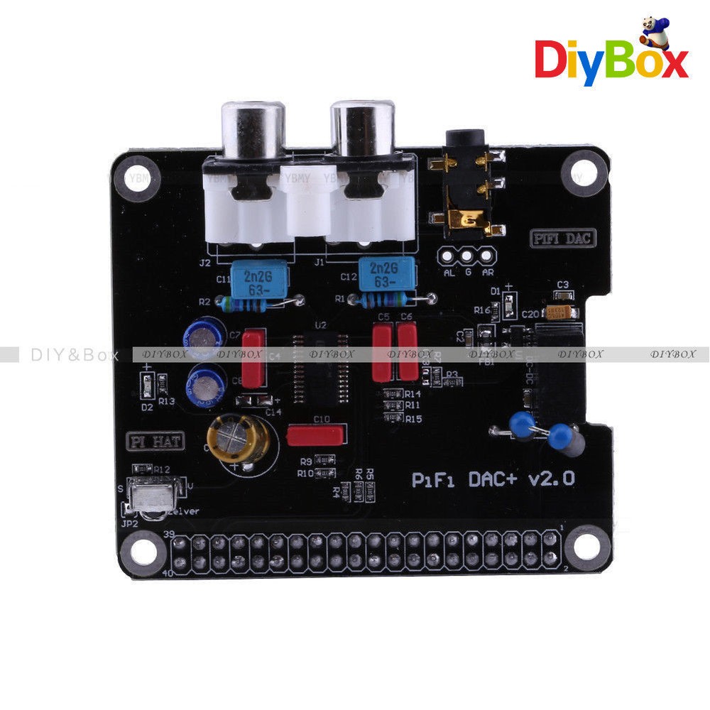 DAC+ HIFI DAC Audio Sound Card Module I2S interface for Raspberry pi 3 2 B B+